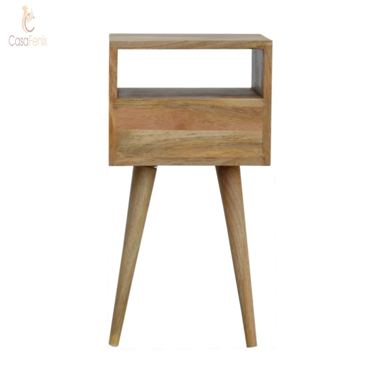 Small Oak-ish Bedside Table 1 Drawer Chest Solid Wood Bedside table / chest CasaFenix
