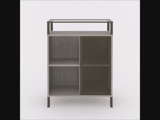 CITY CENTRE CABINET WITH SLIDING DOOR
