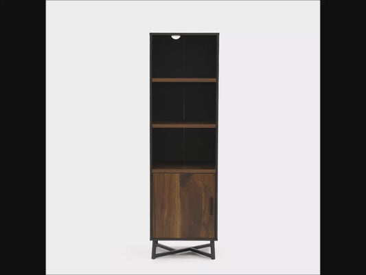 CANYON LANE 3 SHELF BOOKCASE WITH DOOR