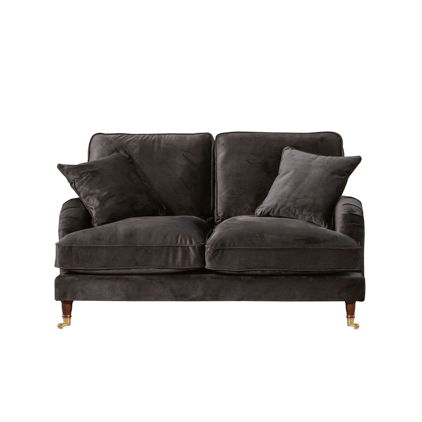 Commercial Grade Velvet Suite. 2,3,4 Seat Sofa Available in burnt orange, ebony, grey, marine, mole, mustard, silver. - CasaFenix