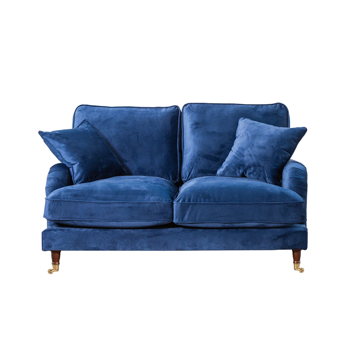 Commercial Grade Velvet Suite. 2,3,4 Seat Sofa Available in burnt orange, ebony, grey, marine, mole, mustard, silver. - CasaFenix