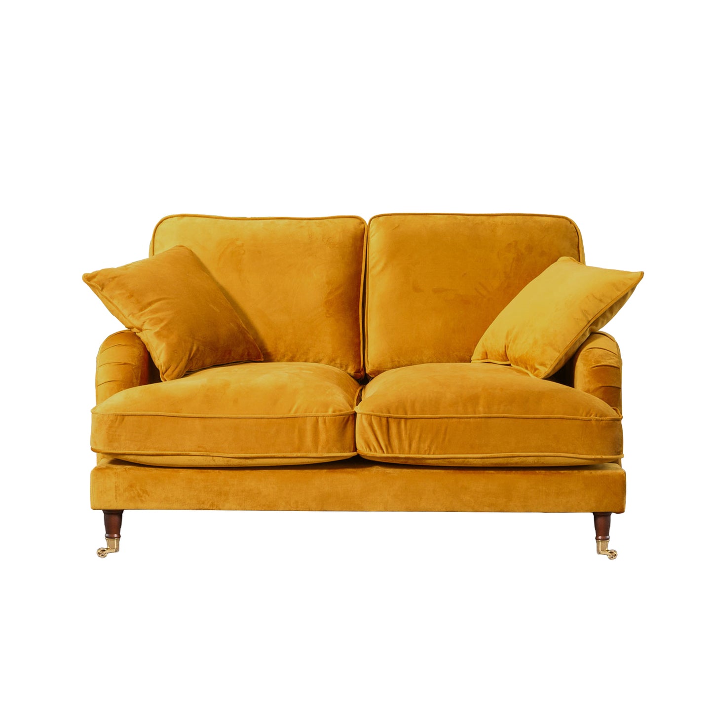 Commercial Grade Velvet Suite. 2,3,4 Seat Sofa Available in burnt orange, ebony, grey, marine, mole, mustard, silver. - CasaFenix