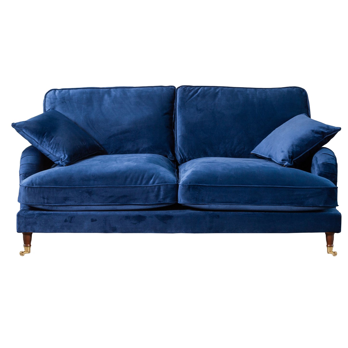 Commercial Grade Velvet Suite. 2,3,4 Seat Sofa Available in burnt orange, ebony, grey, marine, mole, mustard, silver. - CasaFenix