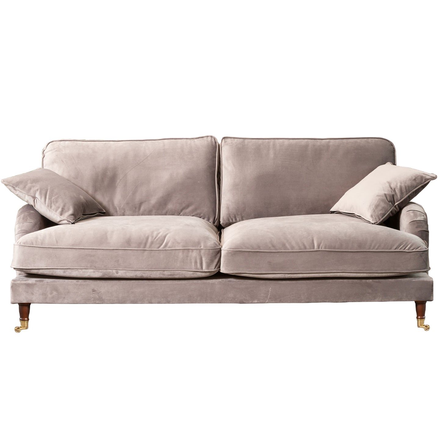 Commercial Grade Velvet Suite. 2,3,4 Seat Sofa Available in burnt orange, ebony, grey, marine, mole, mustard, silver. - CasaFenix
