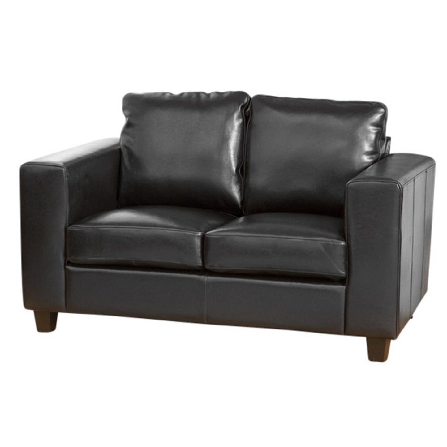 Commercial Grade Leather Sofa Available in black, brown, ivory, red. - CasaFenix