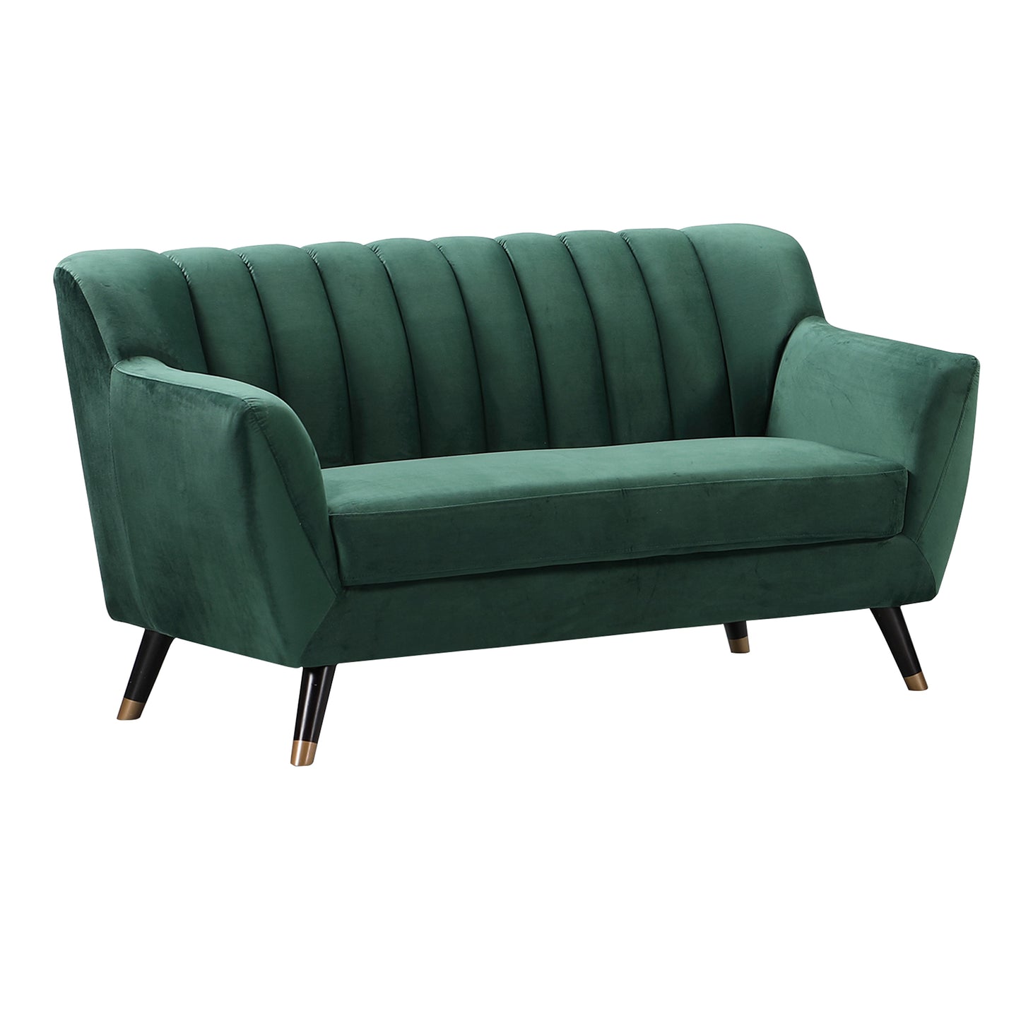Velvet Fabric Sofa Available in Blue, Green, Grey, Teal, or Orange - CasaFenix