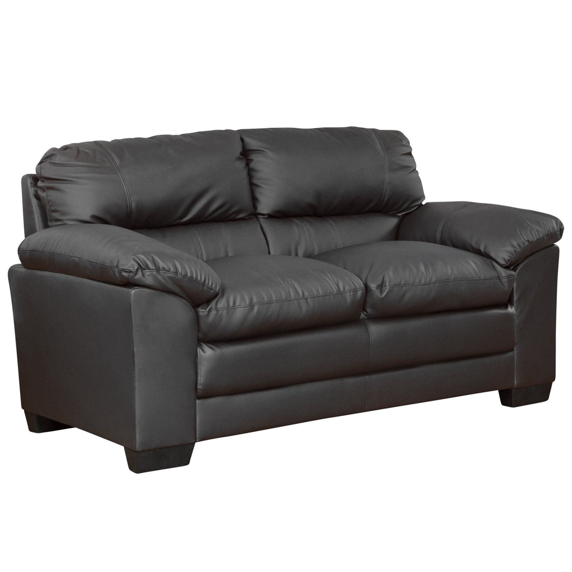 Large Commercial Grade Leather Sofa Available in black, brown, cream, grey - CasaFenix