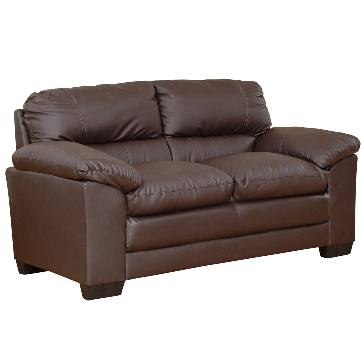 Large Commercial Grade Leather Sofa Available in black, brown, cream, grey - CasaFenix