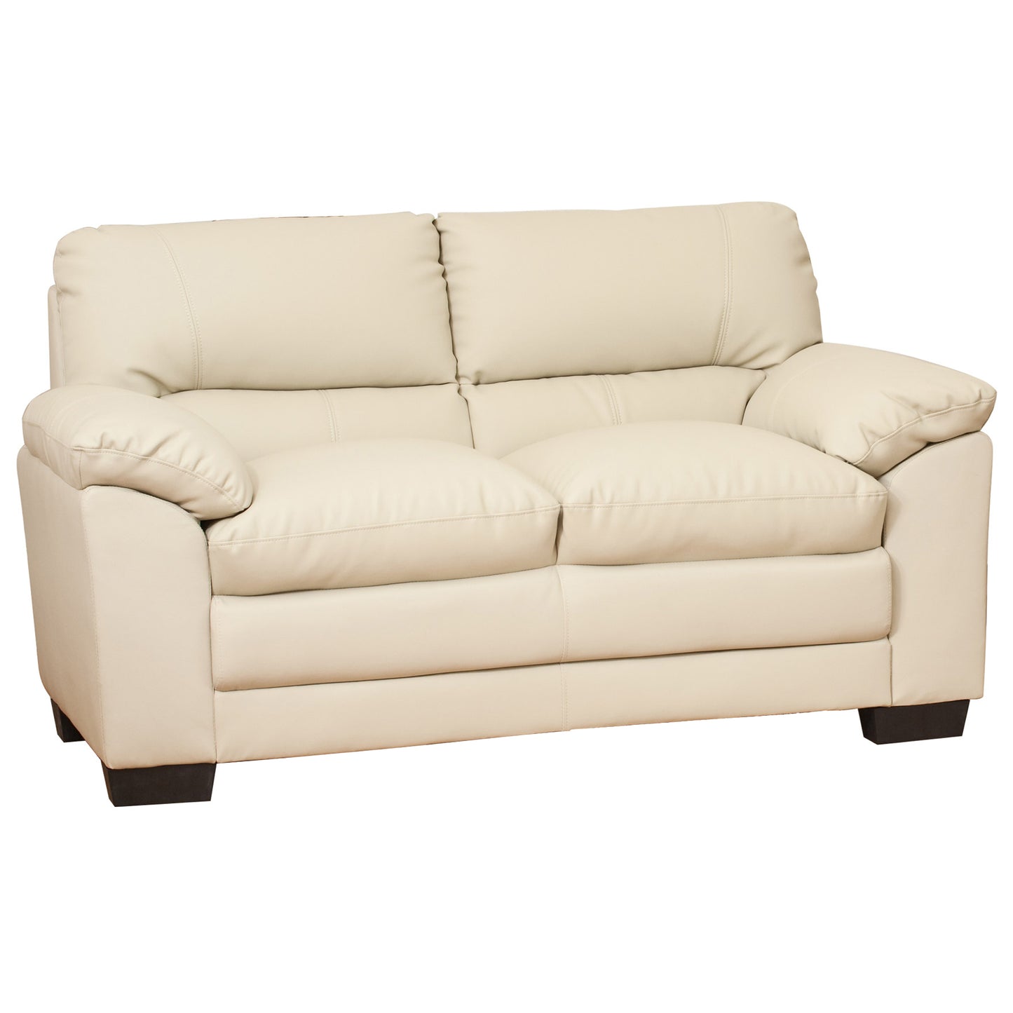 Large Commercial Grade Leather Sofa Available in black, brown, cream, grey - CasaFenix