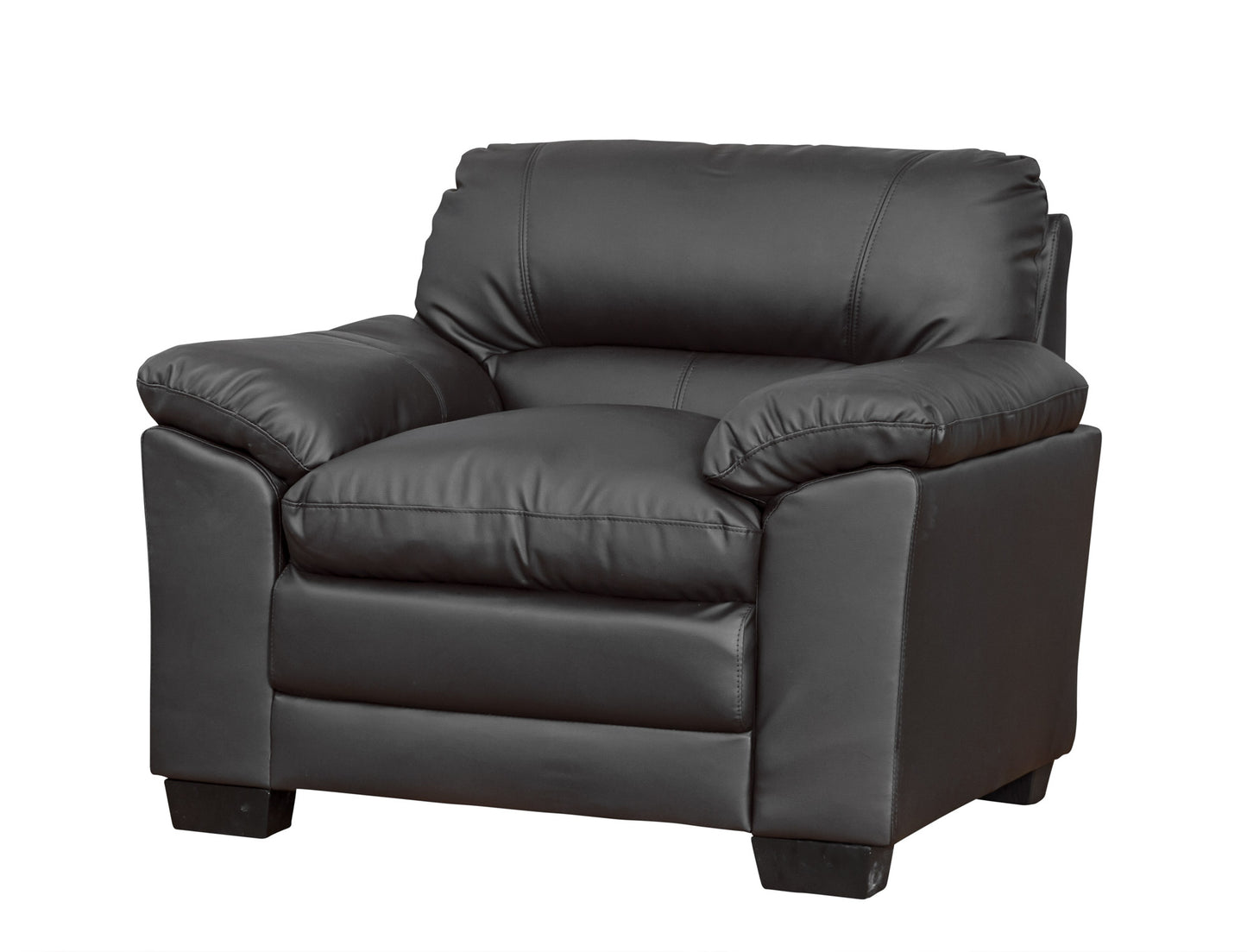 Large Commercial Grade Leather Sofa Available in black, brown, cream, grey - CasaFenix