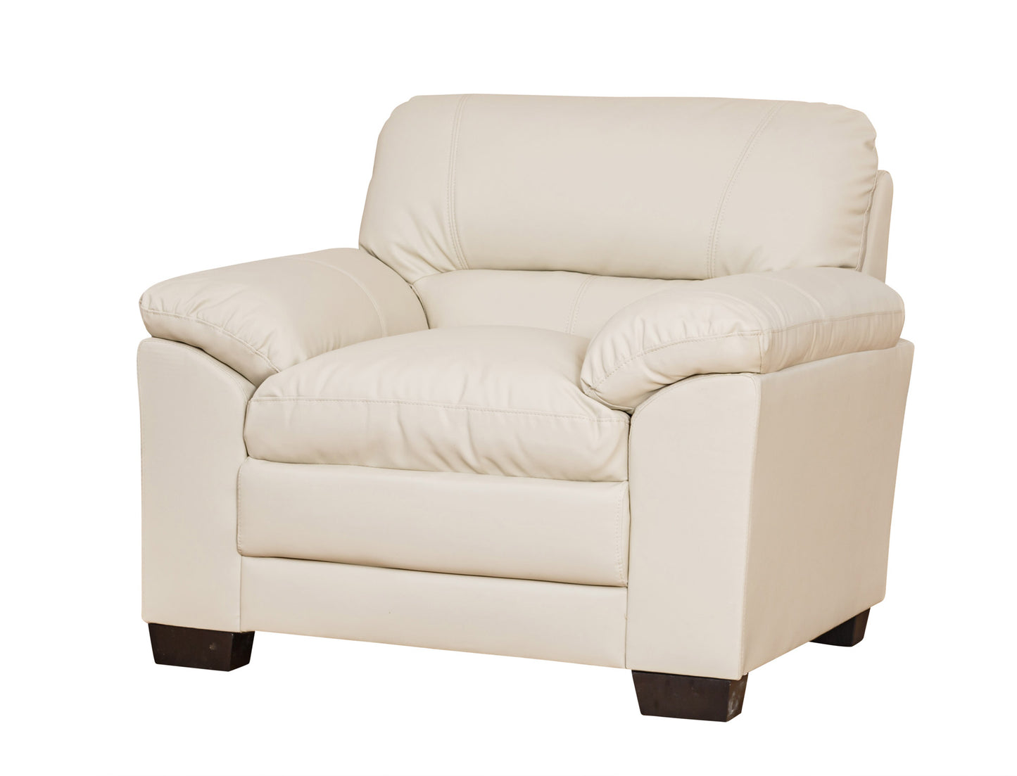 Large Commercial Grade Leather Sofa Available in black, brown, cream, grey - CasaFenix