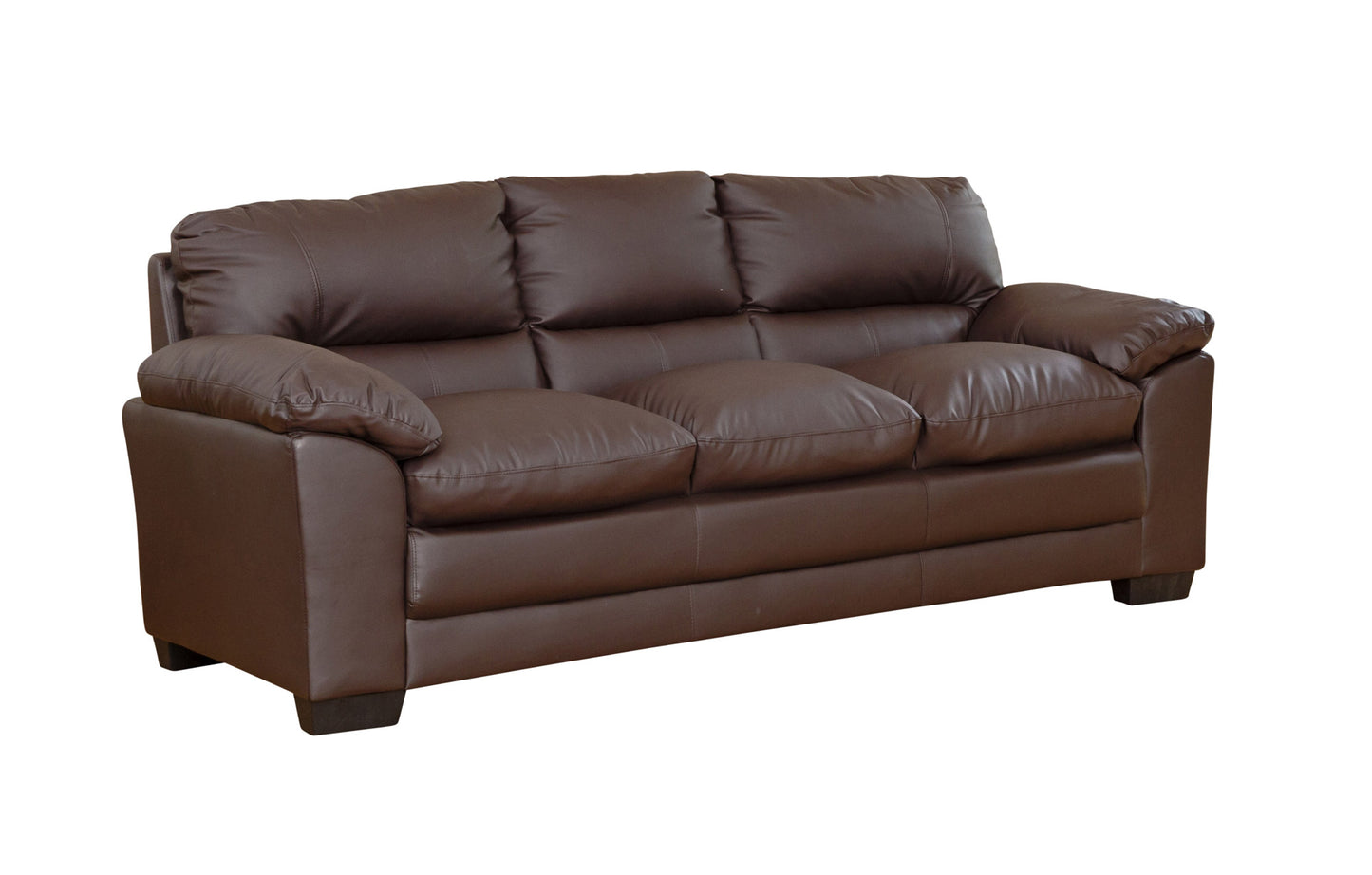 Large Commercial Grade Leather Sofa Available in black, brown, cream, grey - CasaFenix