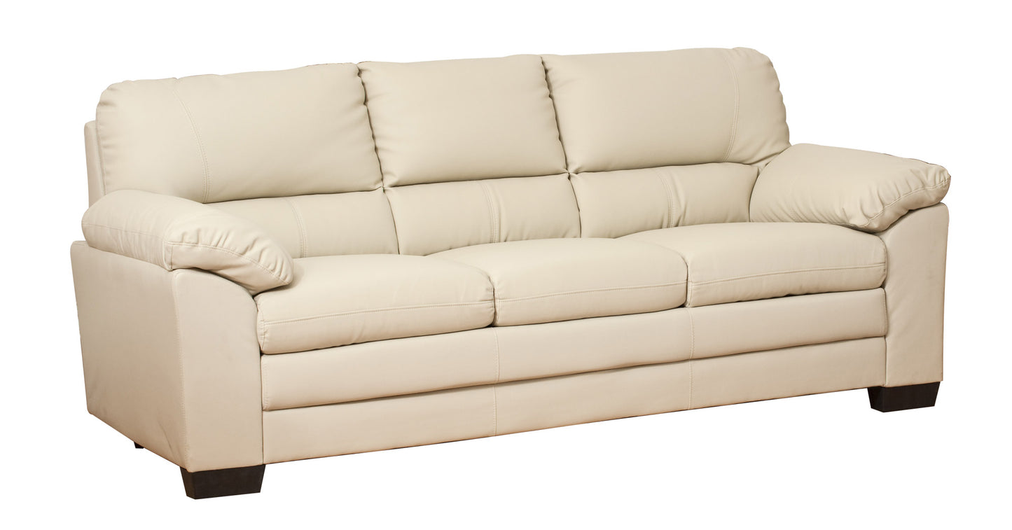 Large Commercial Grade Leather Sofa Available in black, brown, cream, grey - CasaFenix
