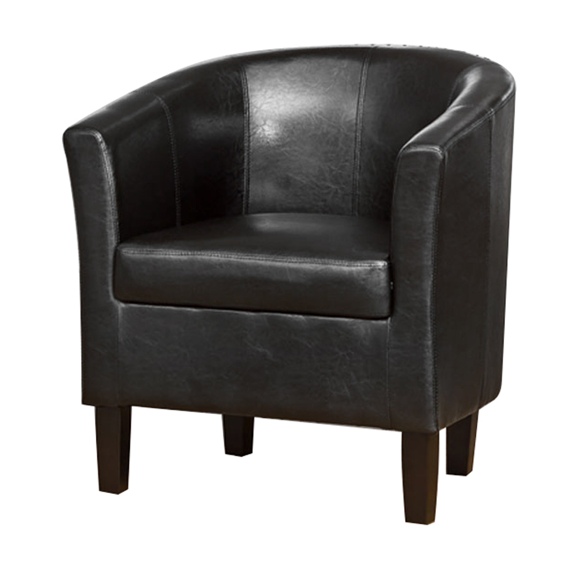 Tub Arm Chair 1 2 or 3 Seat Home Use in black, brown, red or cream. - CasaFenix