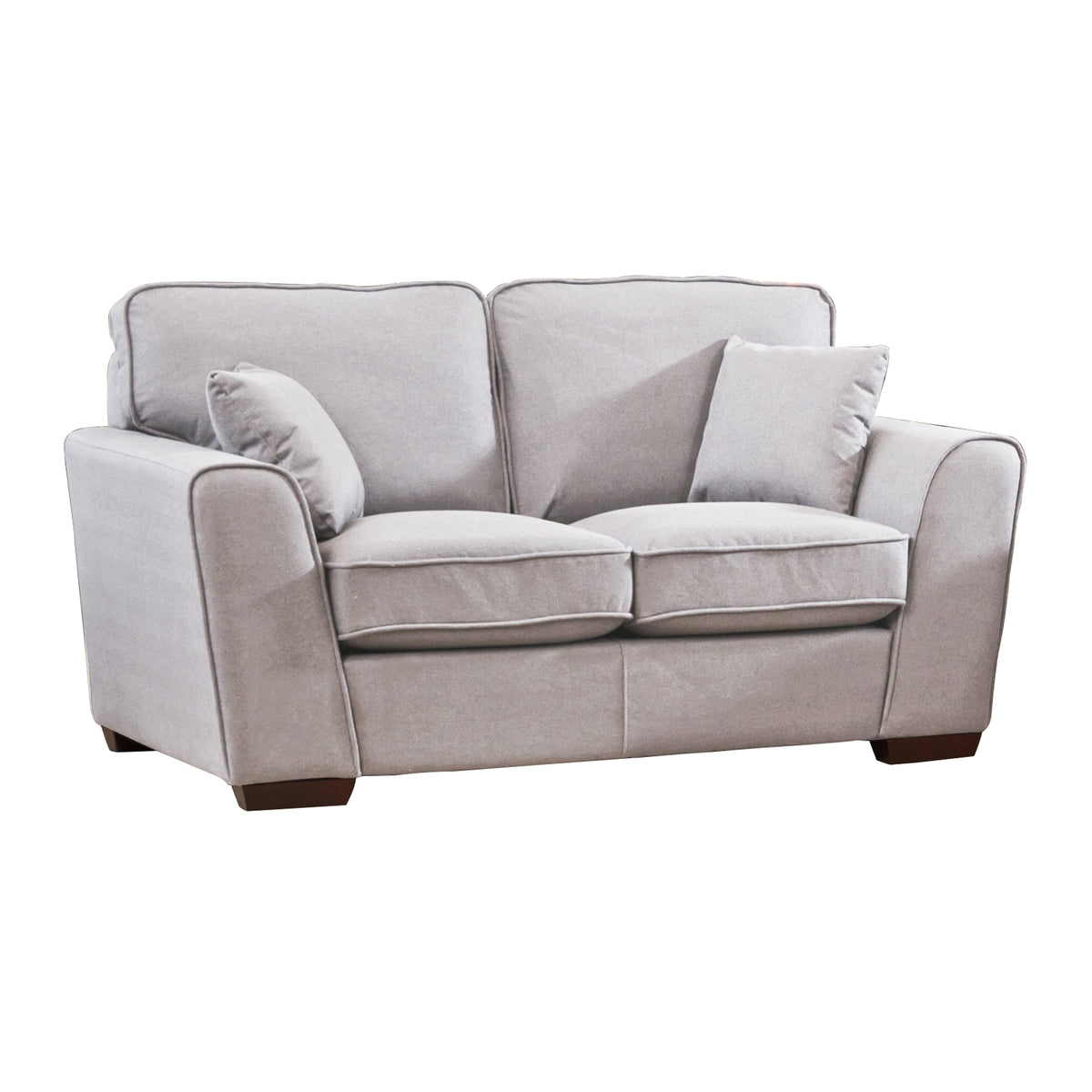 Large Commercial Grade Herringbone Patterned Fabric Sofa Available in charcoal, dark grey, light grey. - CasaFenix