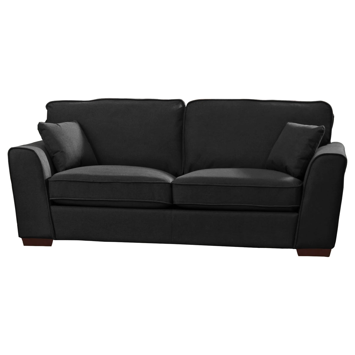 Large Commercial Grade Herringbone Patterned Fabric Sofa Available in charcoal, dark grey, light grey. - CasaFenix