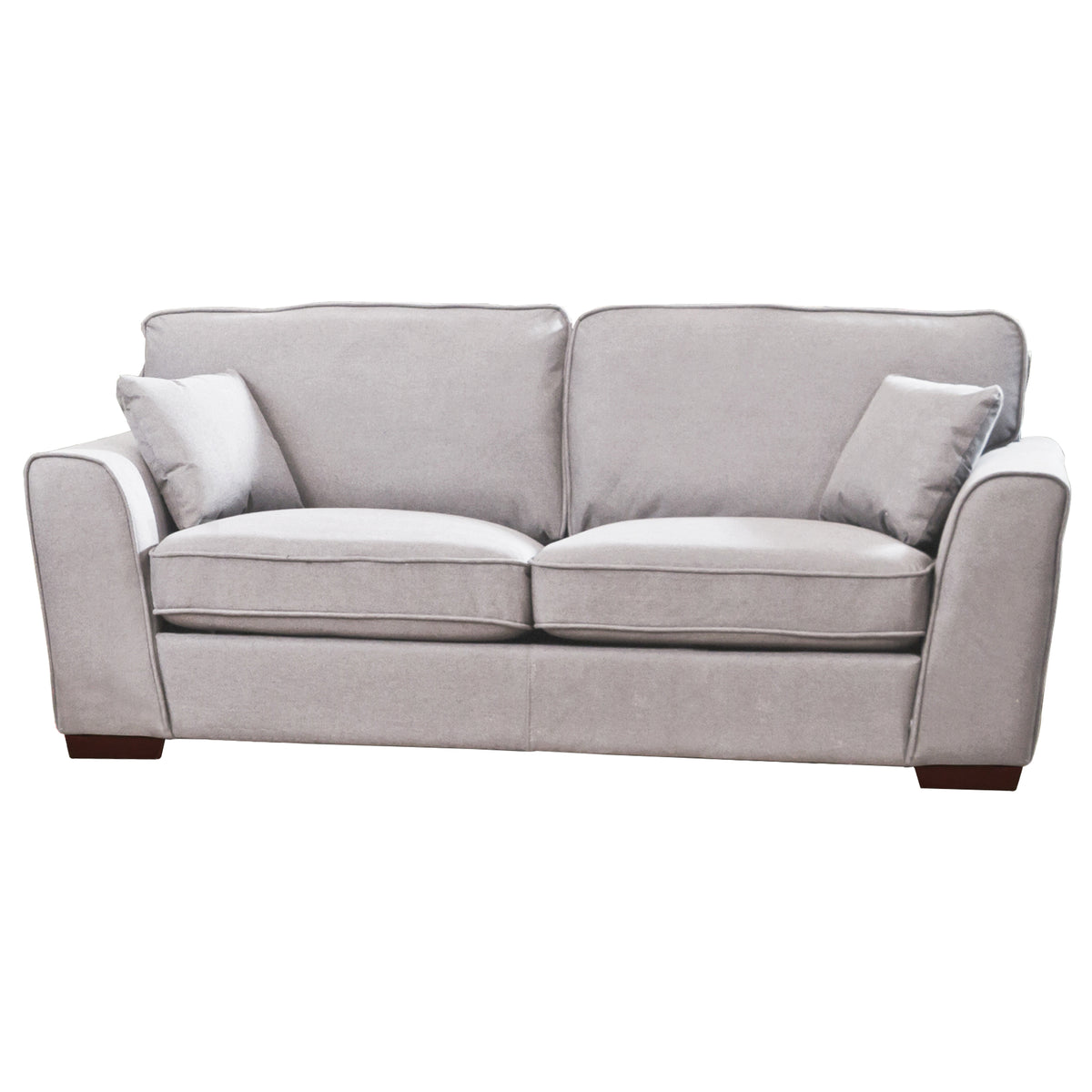 Large Commercial Grade Herringbone Patterned Fabric Sofa Available in charcoal, dark grey, light grey. - CasaFenix