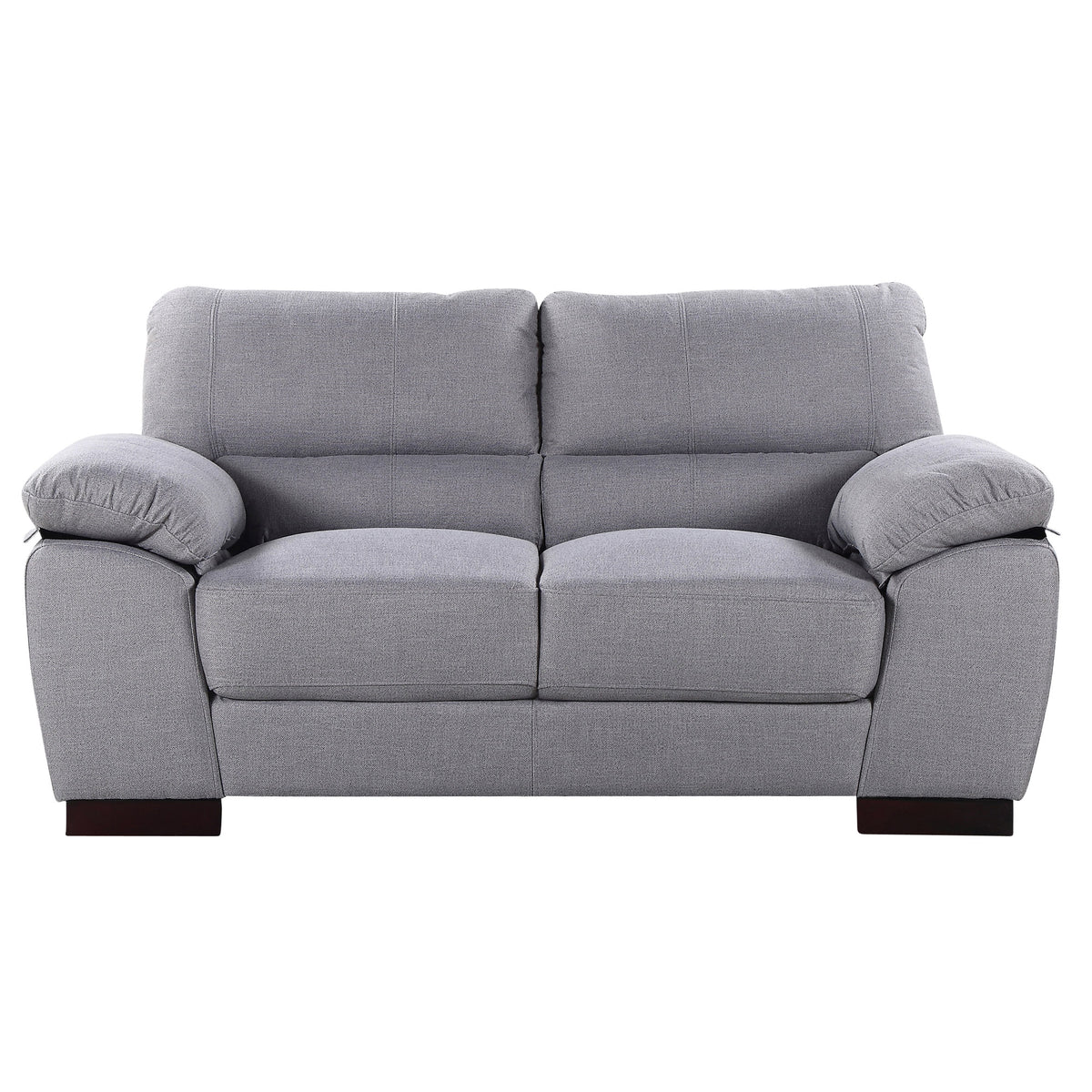 Commercial Grade Woven Fabric Coverings Sofa Available in ash, dark brown, grey, light blue, sand, or smoke. - CasaFenix