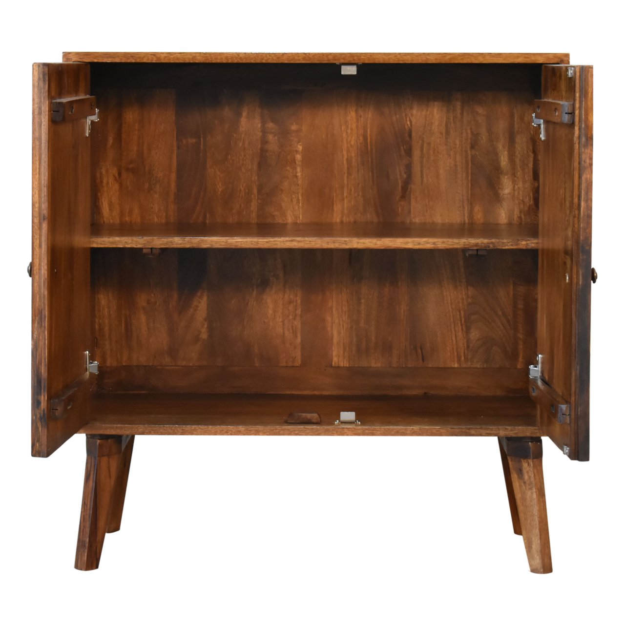Amouri Carved 2 Door Cabinet - CasaFenix