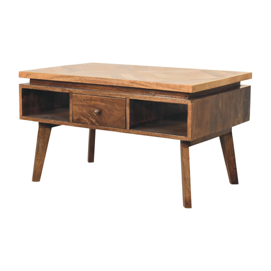 Classic Grey & Oak-ish Granary Royale Coffee Table - CasaFenix