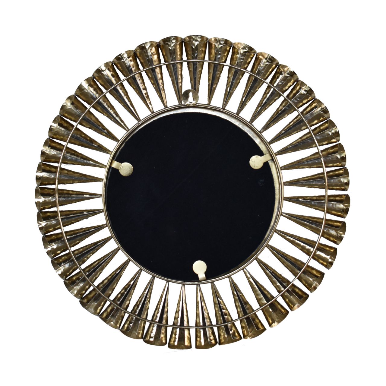 Brass Coned Wall Mirror - CasaFenix