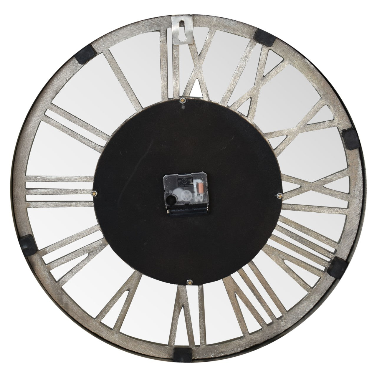 White and Chrome Wall Clock - CasaFenix