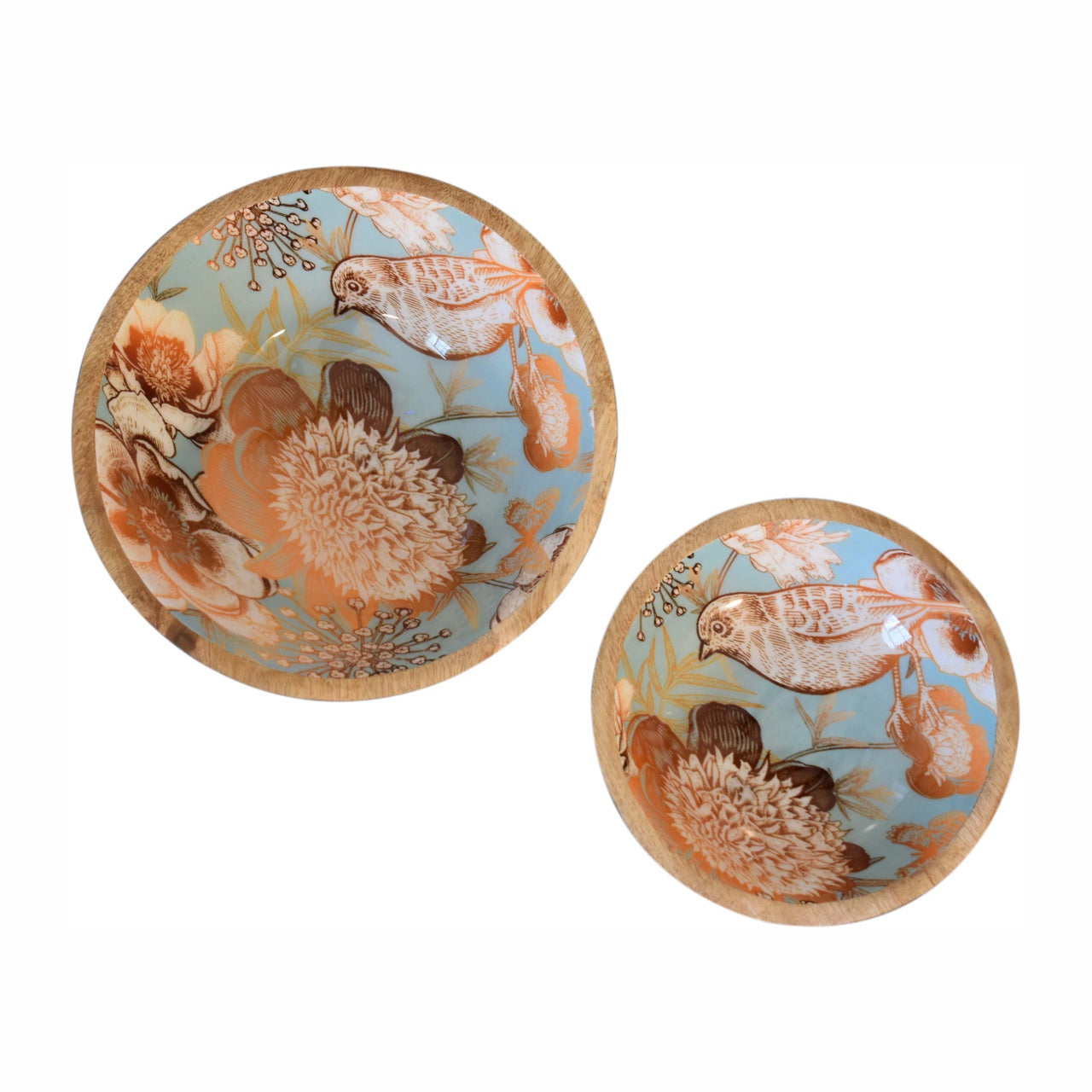 Floral Bird Bowl Set of 2 not worth listing - CasaFenix
