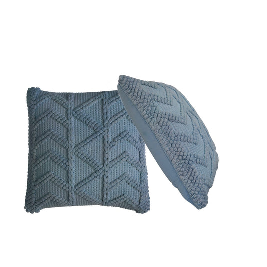 Alda Cushion Set of 2 - Blue - CasaFenix