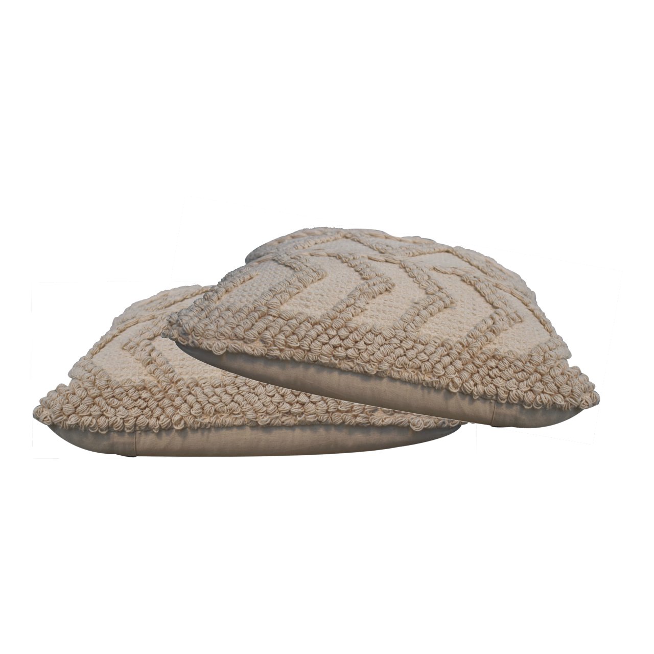 Alda Cushion Set of 2 - Cream - CasaFenix