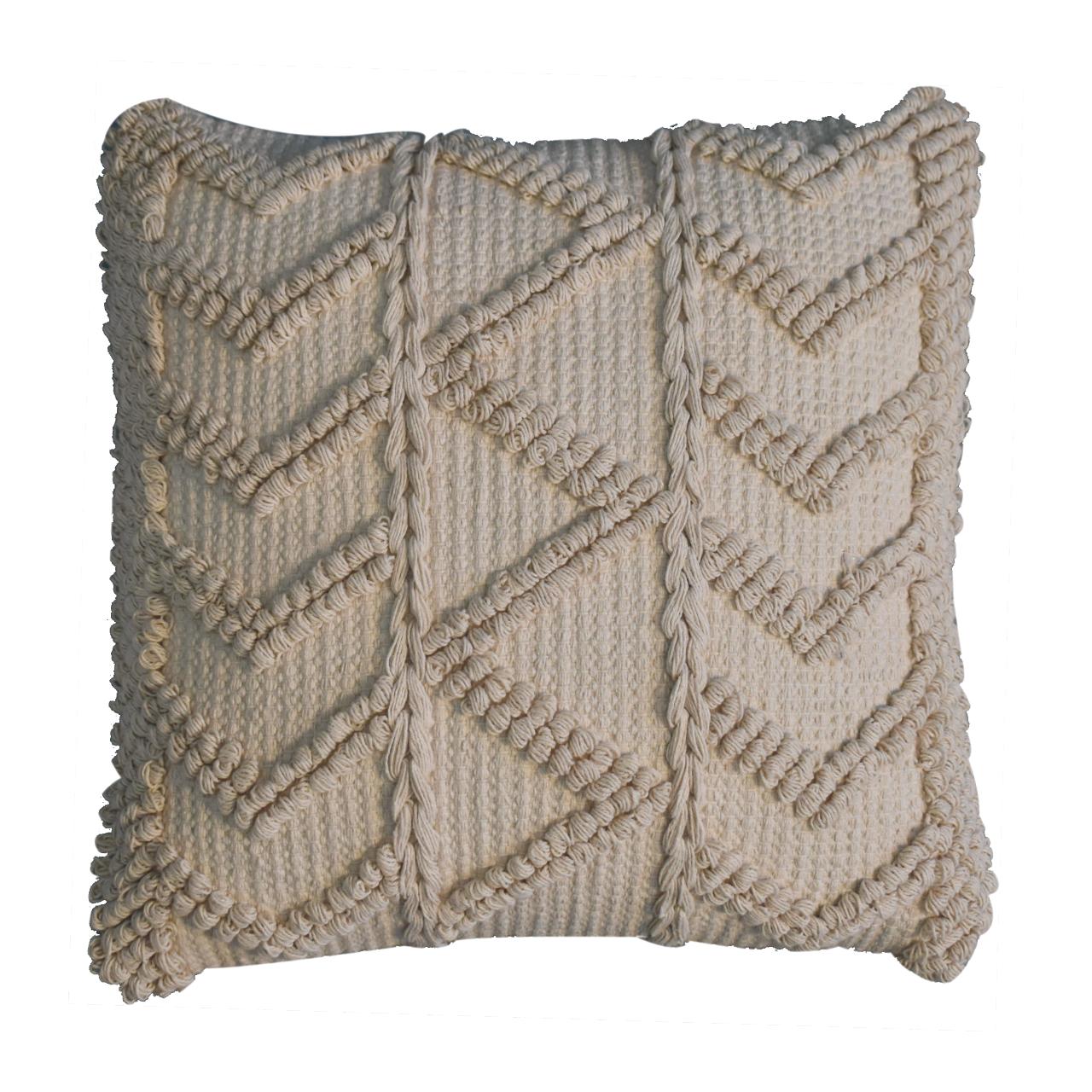Alda Cushion Set of 2 - Cream - CasaFenix