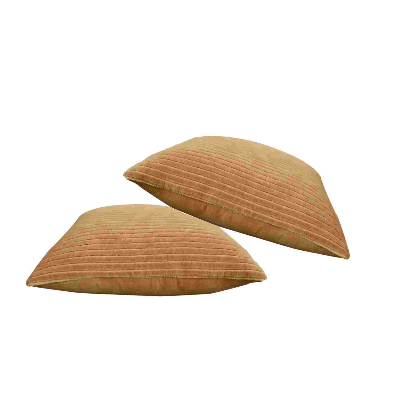 Ribbed Mustard Cushion Set of 2 - CasaFenix
