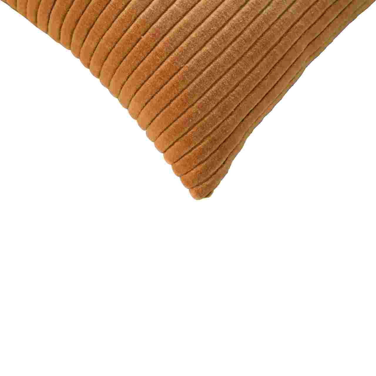 Ribbed Mustard Cushion Set of 2 - CasaFenix