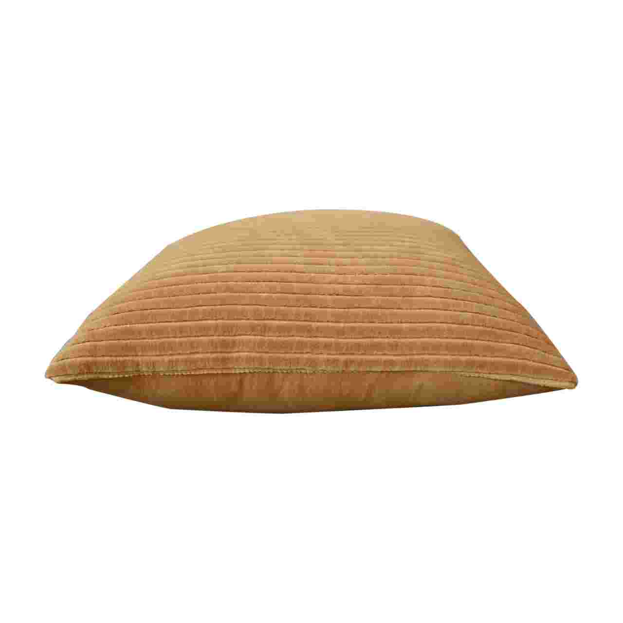 Ribbed Mustard Cushion Set of 2 - CasaFenix