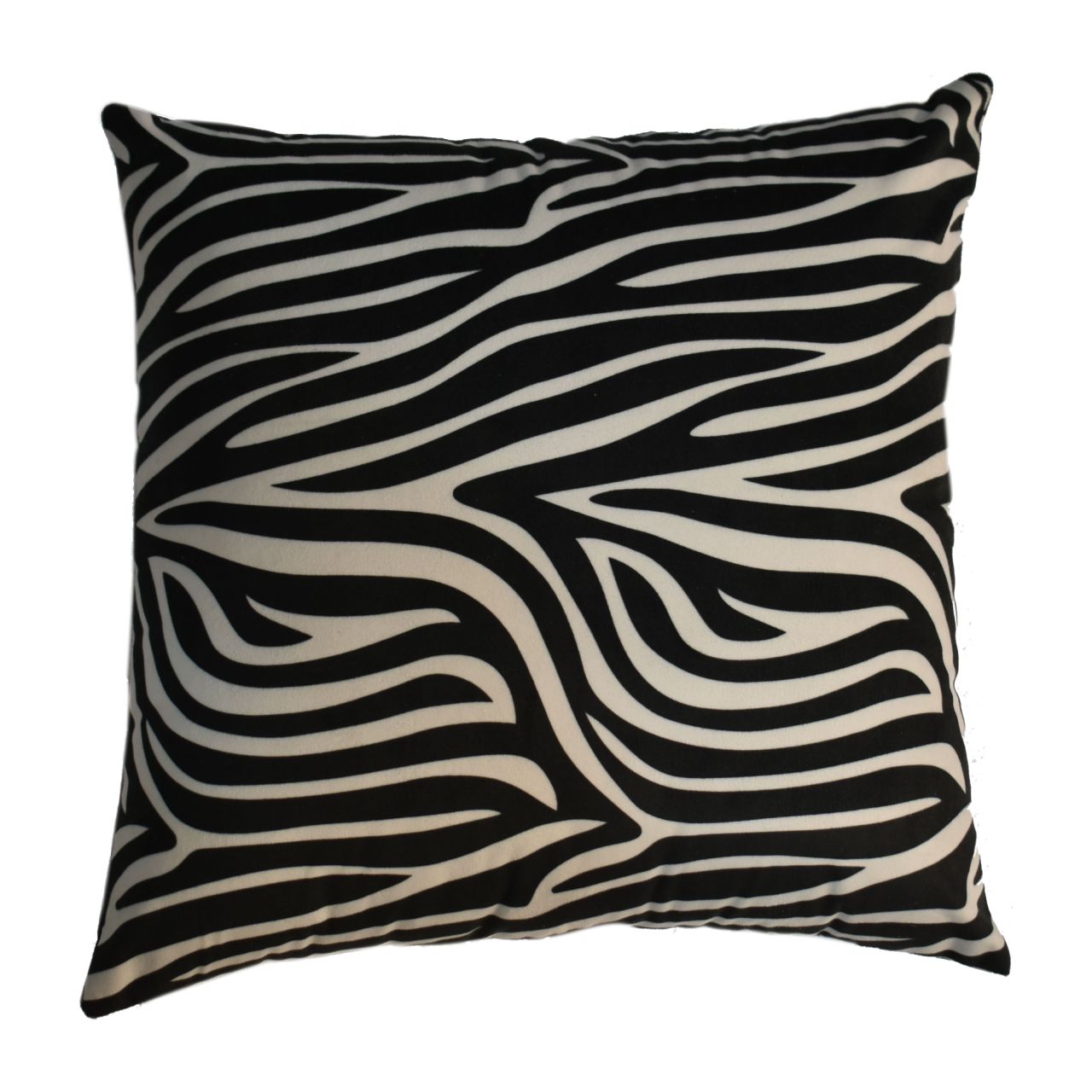 Quinn Cushion Set of 2 - White Tiger & Black Velvet - CasaFenix