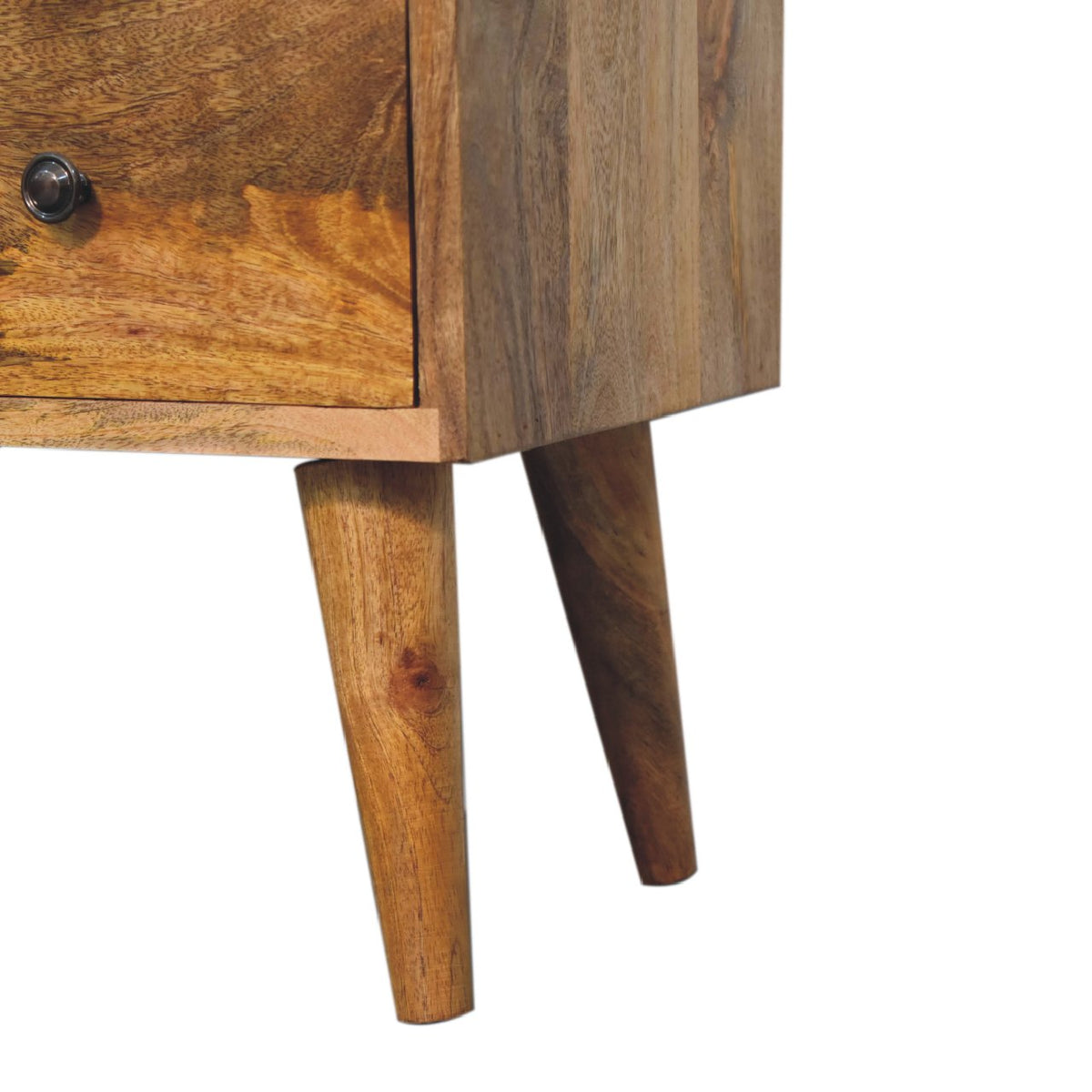Classic Oak-ish 2 Drawer Coffee Table Solid Mango Wood - CasaFenix