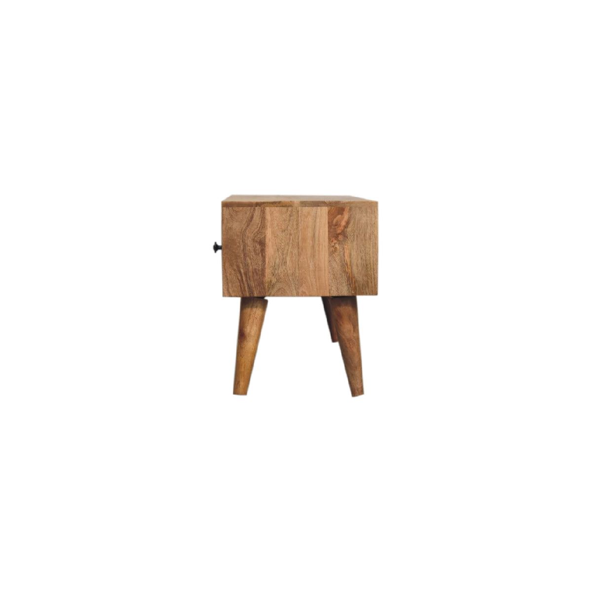 Classic Oak-ish 2 Drawer Coffee Table Solid Mango Wood - CasaFenix