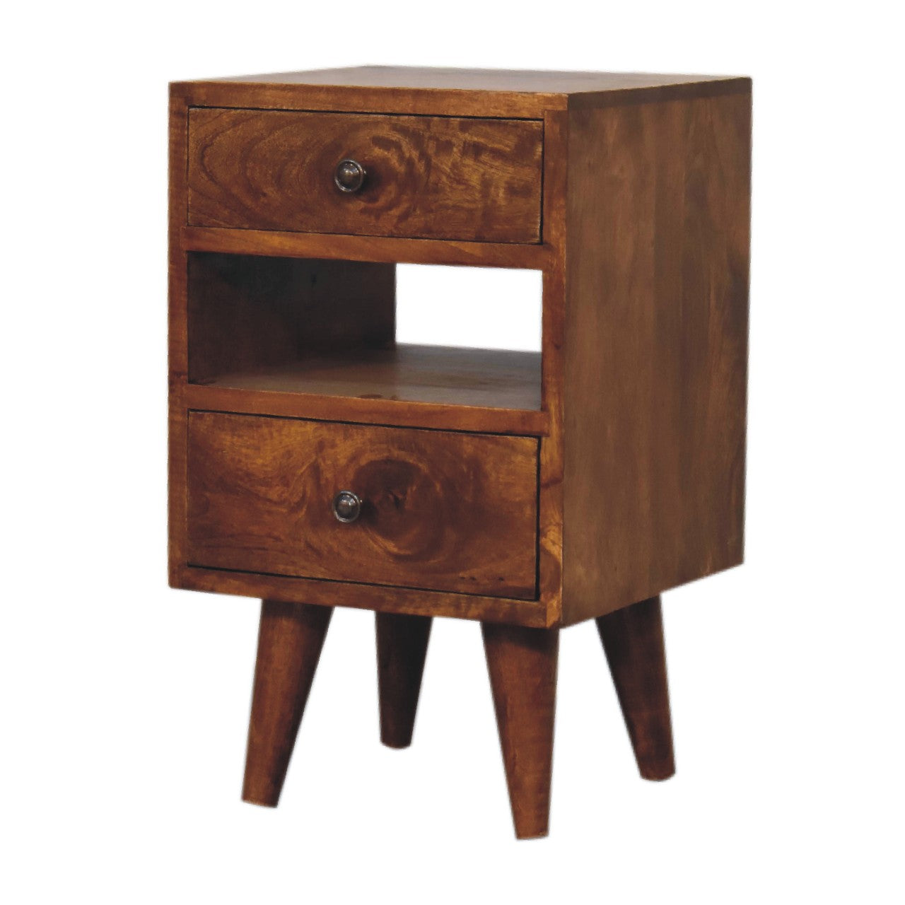 Mini Classic Multi Chestnut Bedside - CasaFenix