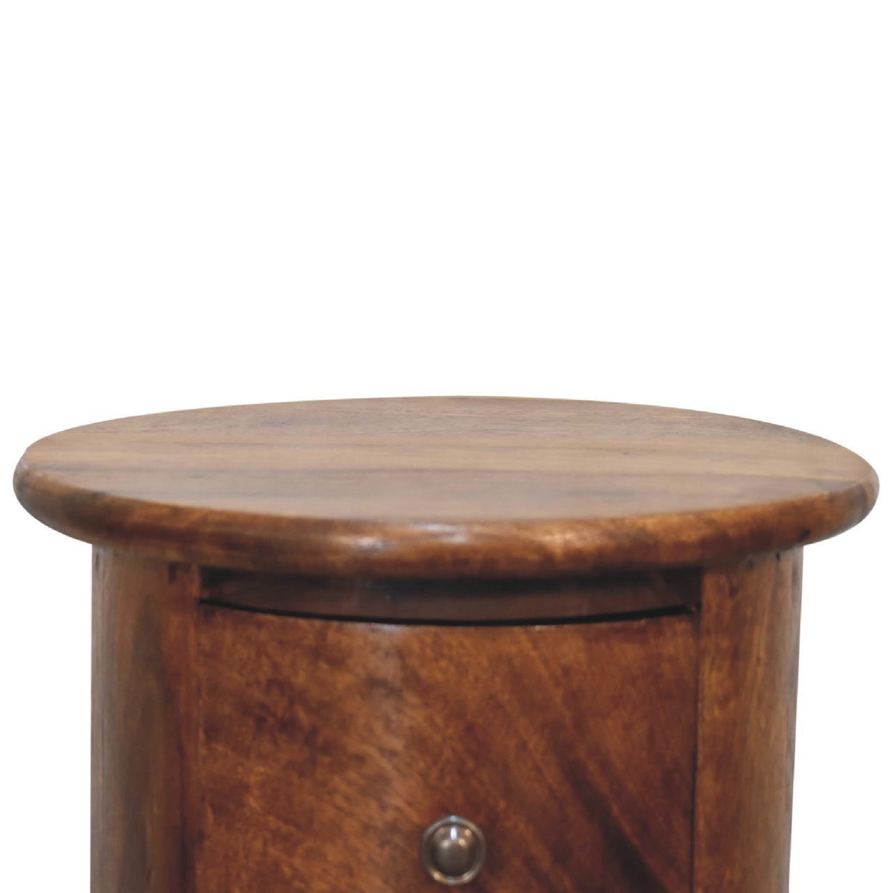 Mini Chestnut 3 Drawer Drum Chest - CasaFenix