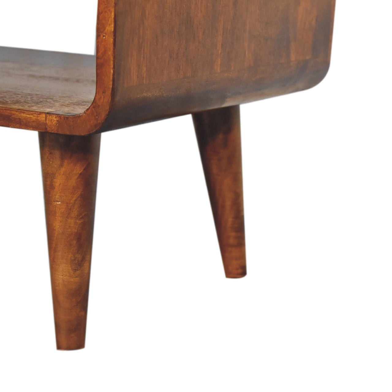 Open Chestnut Finish  Media Unit - CasaFenix