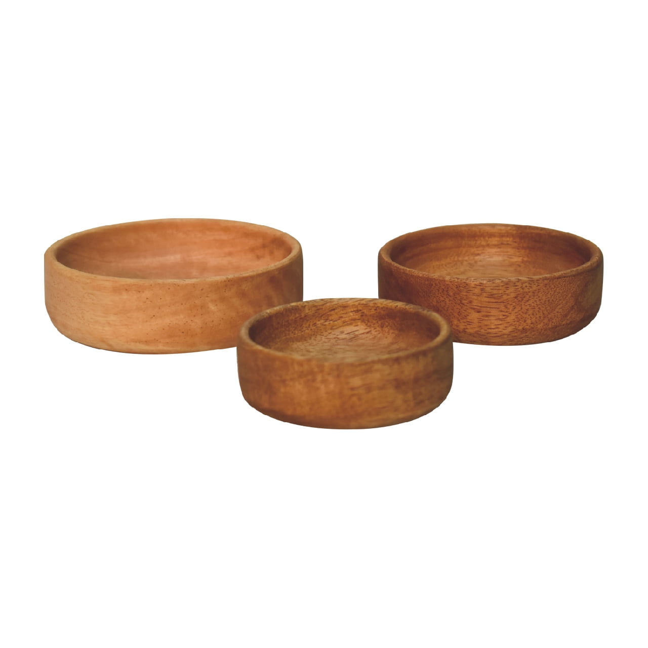 Solid Wood Fruit Bowl Set of 3 - CasaFenix