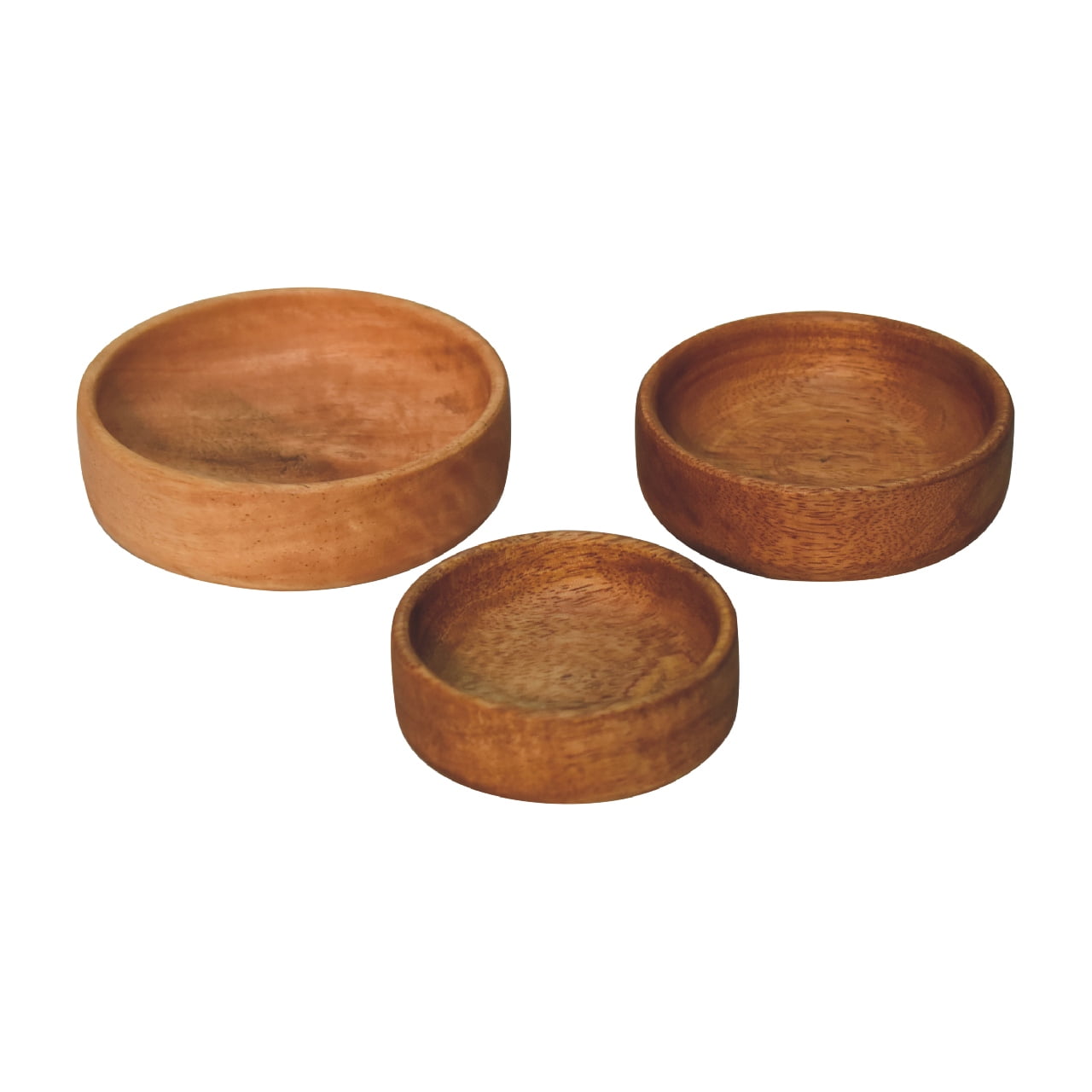 Solid Wood Fruit Bowl Set of 3 - CasaFenix