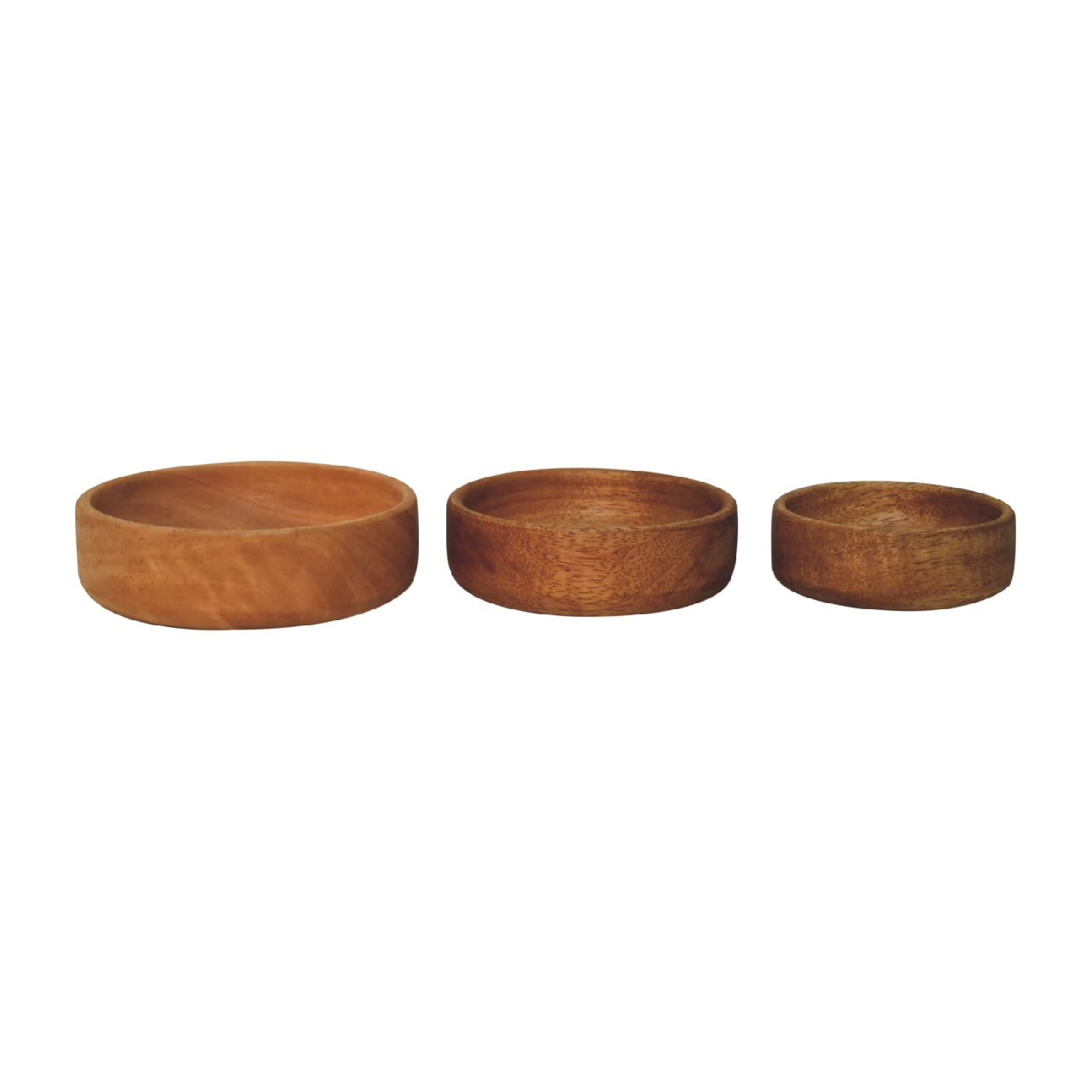 Solid Wood Fruit Bowl Set of 3 - CasaFenix