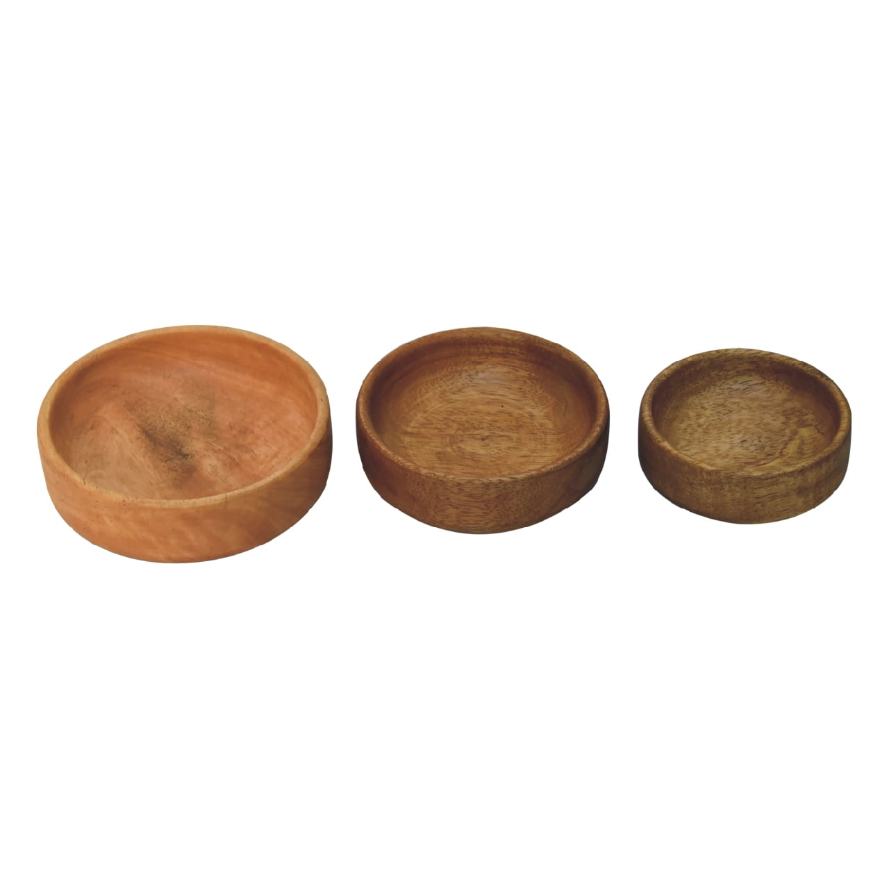 Solid Wood Fruit Bowl Set of 3 - CasaFenix
