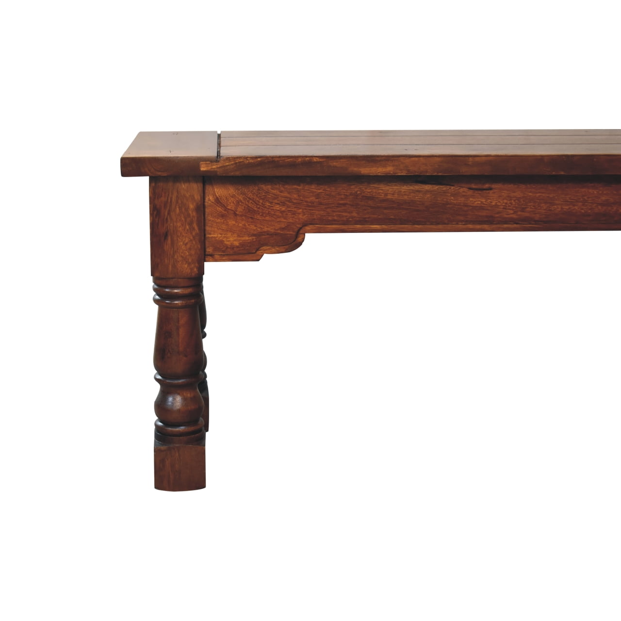 Chestnut Finish Granary Royale Bench - CasaFenix