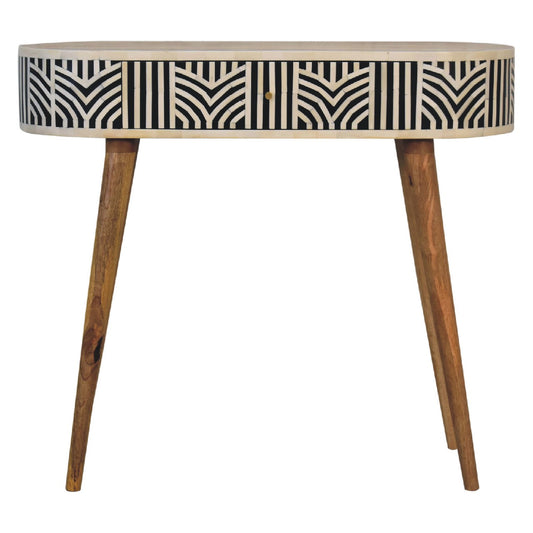Edessa Bone Inlay Console Table - CasaFenix