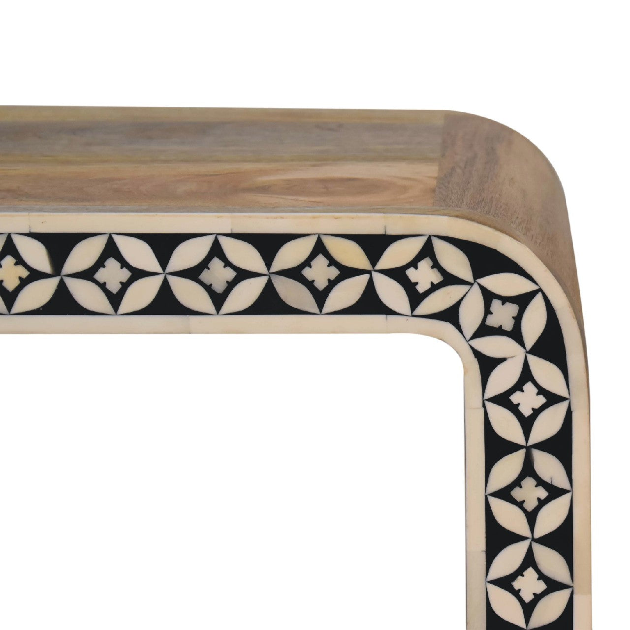 Edessa Bone Inlay End Table - CasaFenix