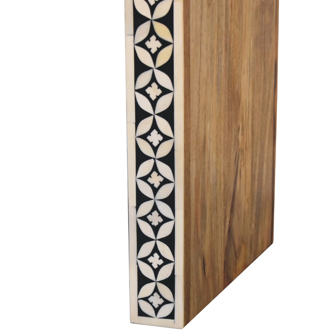 Edessa Bone Inlay End Table - CasaFenix