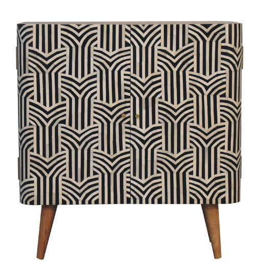 Edessa Bone Inlay Cabinet - CasaFenix