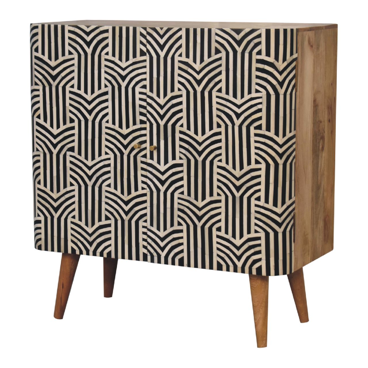 Edessa Bone Inlay Cabinet - CasaFenix
