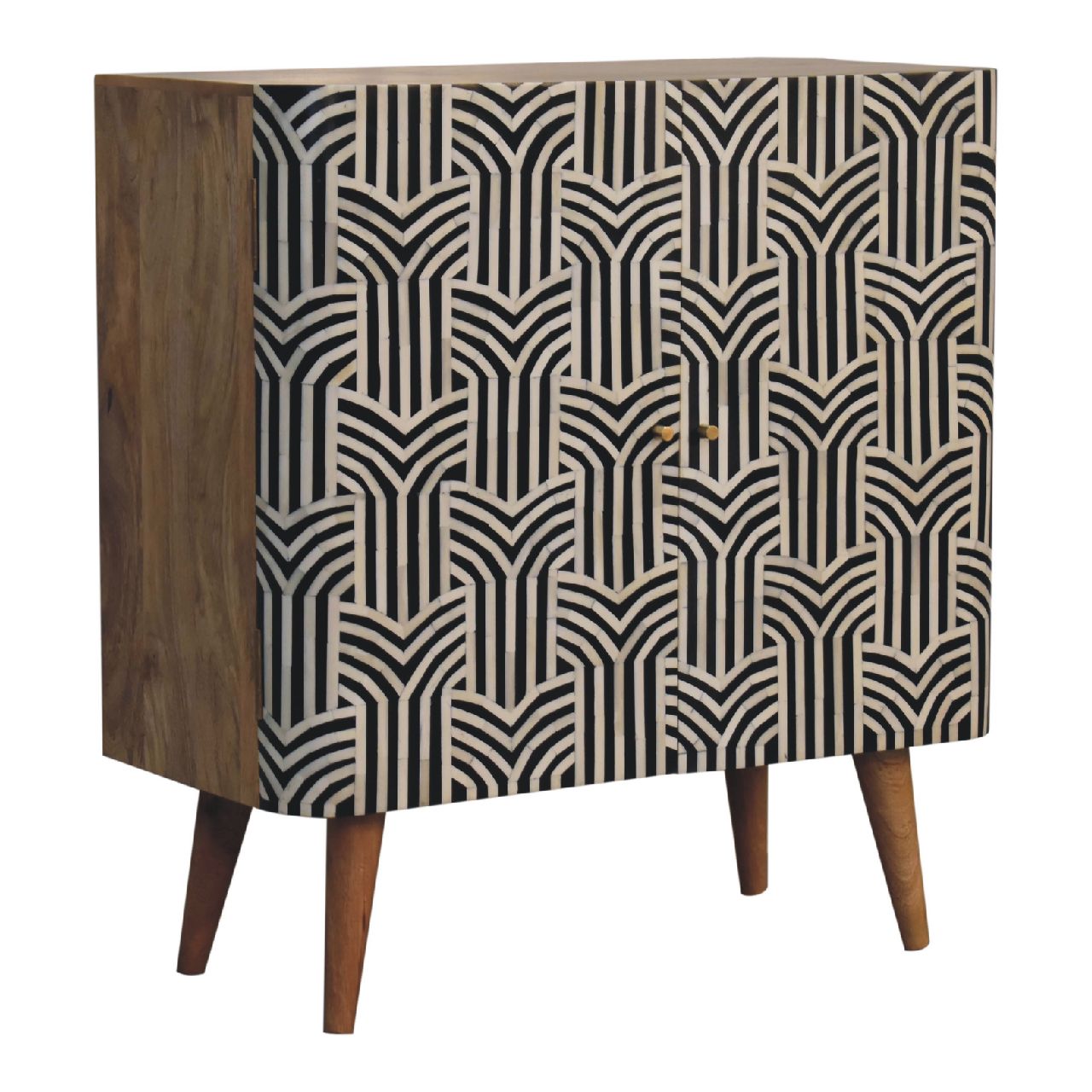 Edessa Bone Inlay Cabinet - CasaFenix